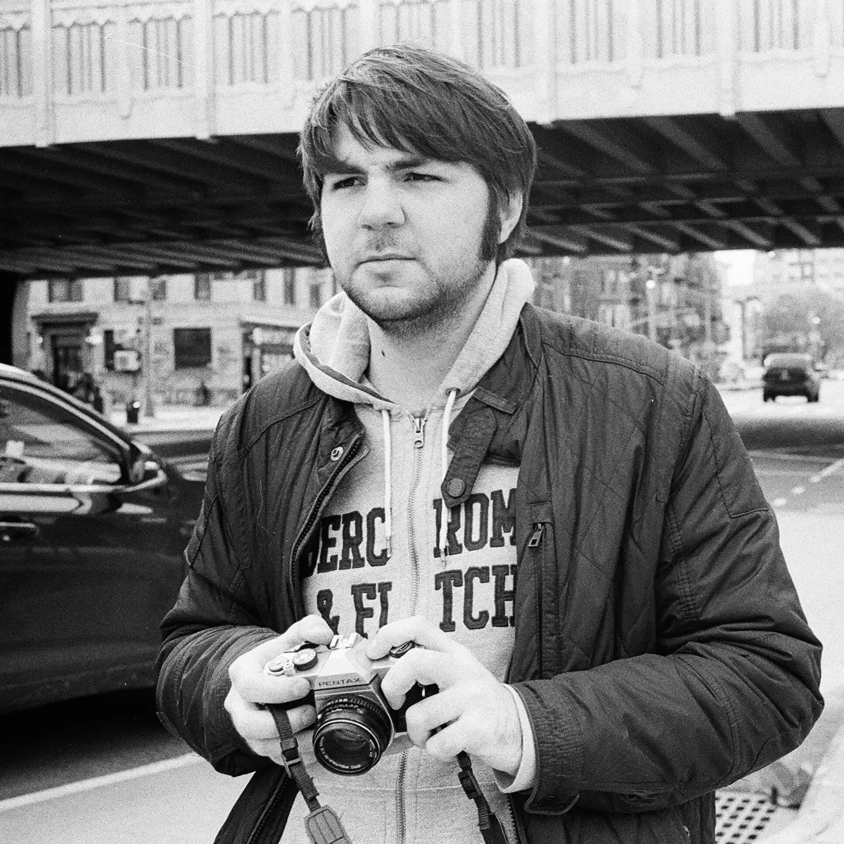 Leonardo with camera
